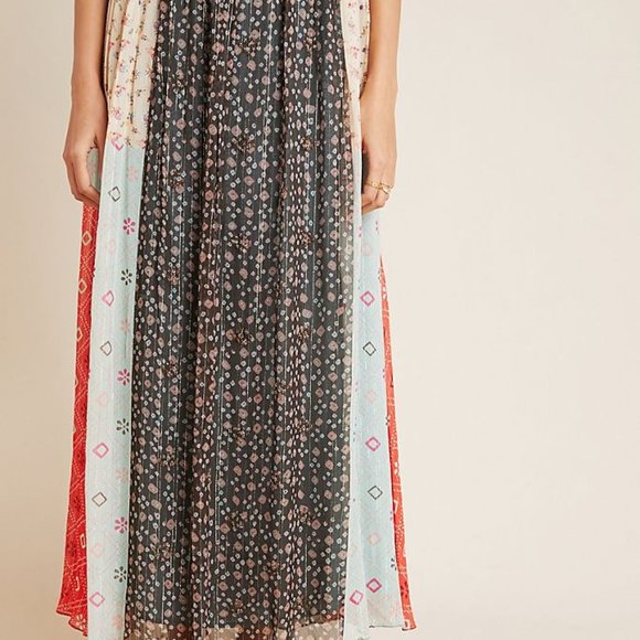 NWT Anthropologie Margot Pleated Maxi Skirt - Picture 3 of 5